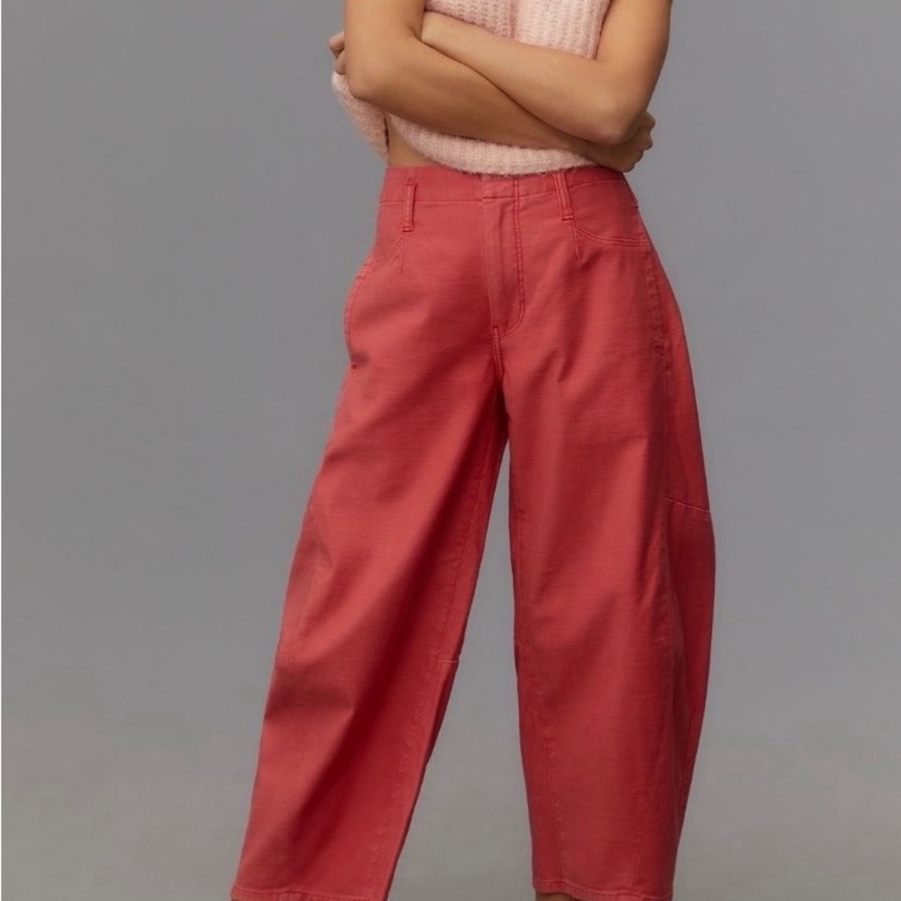 Anthropologie Pilcro Coral Denim Pants